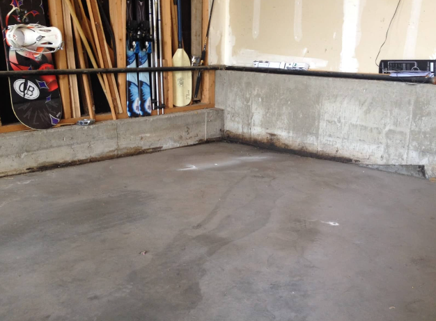 Water Pooling in Your Garage